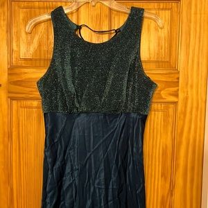 90’s Open Back Satin Dress